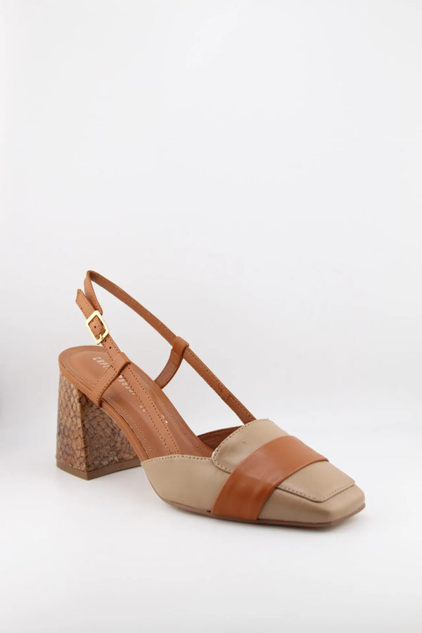 Capelli Rossi Slingback Block Heel Sandals
