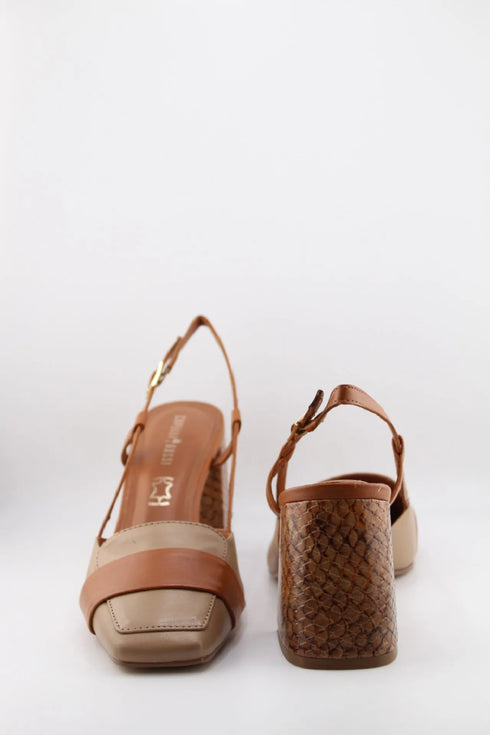 Capelli Rossi Slingback Block Heel Sandals