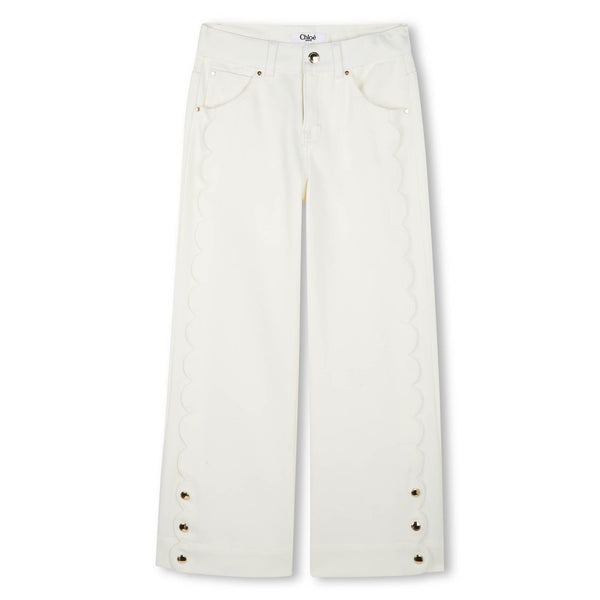 Chloe Five-pocket organic drill pants