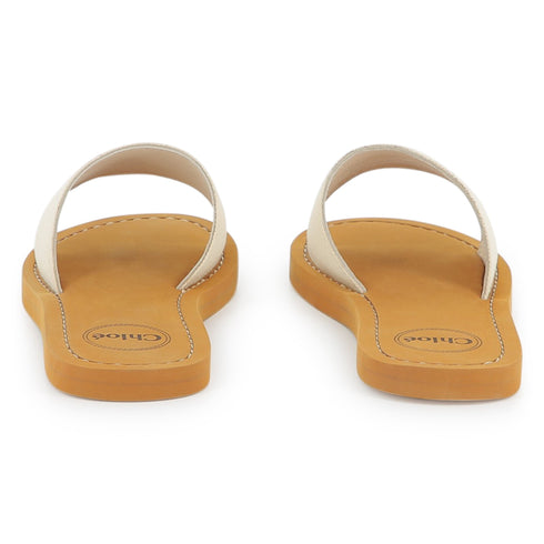 Chloe Textile flip flops