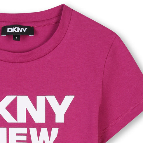 DKNY organic farming elastane tee-shirt