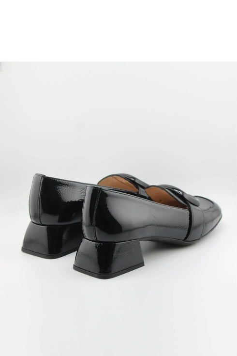 Wonders Slingback Block Heel Bow Pumps