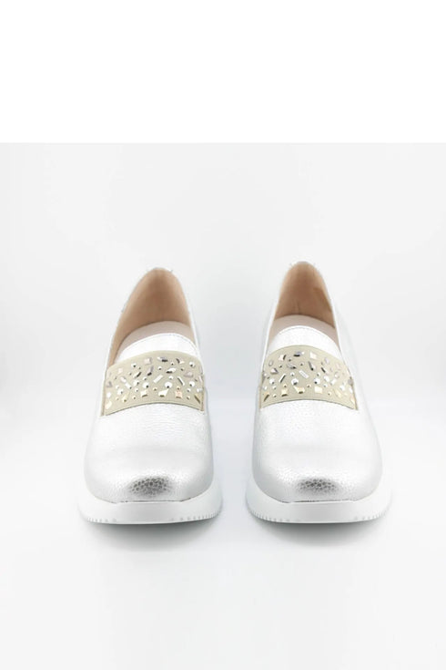 Wonders Studded Wedge Loafer Slip-Ons
