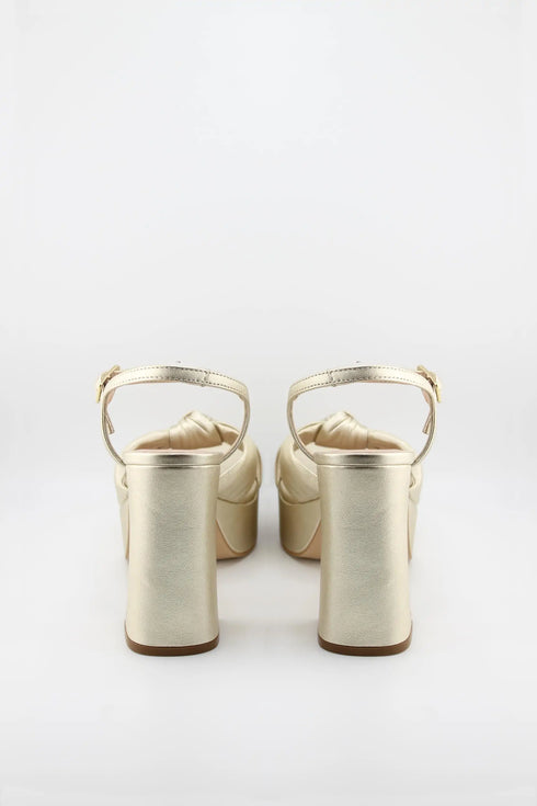 Unisa Platform Heel Knot Strap Sandals