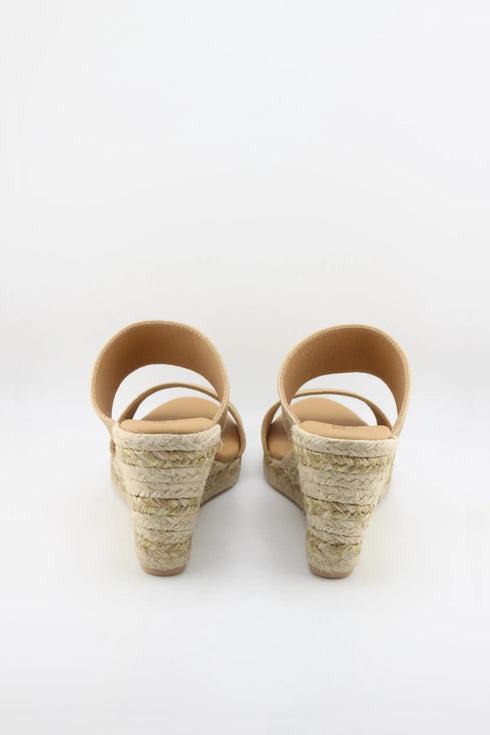Paseart Dual Strap Espadrille Wedge Sandals