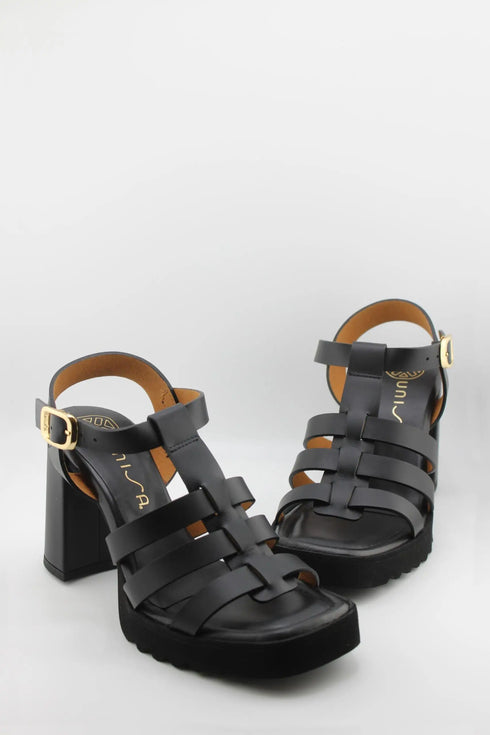 Unisa Chunky Heel Strappy Platform Sandal