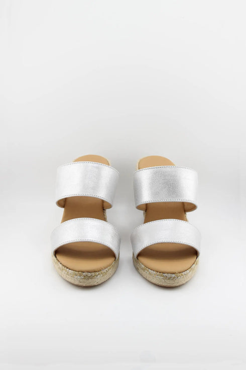 Paseart Dual Strap Espadrille Wedge Sandals