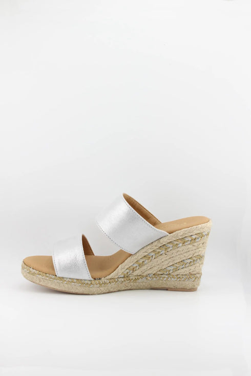 Paseart Dual Strap Espadrille Wedge Sandals