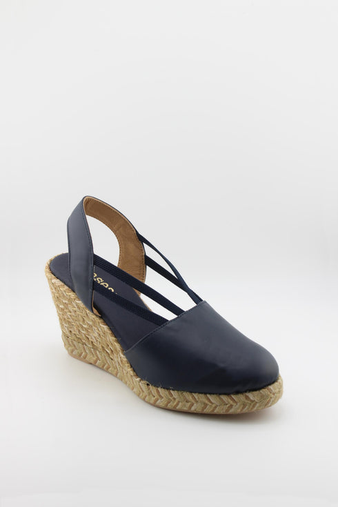 Paseart Strappy Espadrille Wedge Slingback Sandals