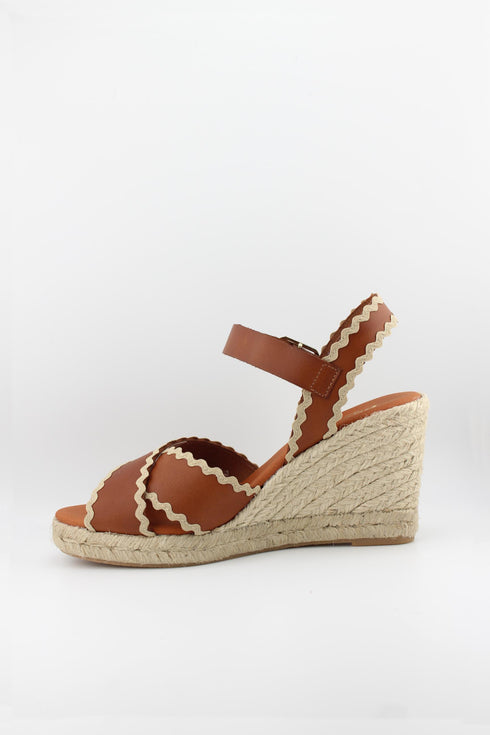 Paseart Woven Espadrille Wedge Sandal