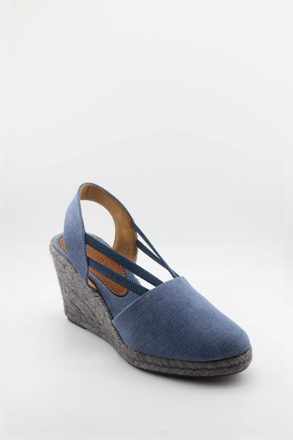 Paseart Espadrille Slingback Wedge Sandals