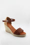 Paseart Woven Ankle Strap Espadrille Wedge