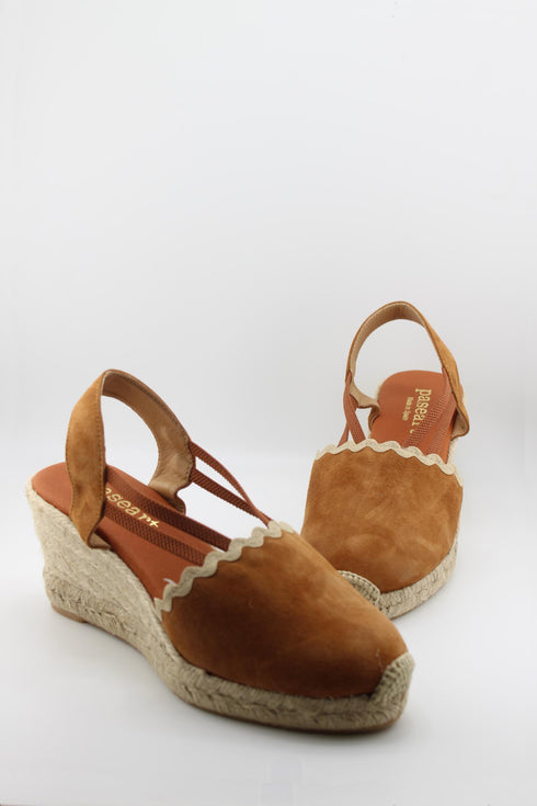 Paseart Espadrille Wedge Slingback Sandal