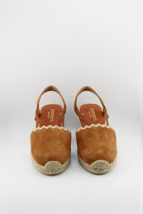Paseart Espadrille Wedge Slingback Sandal