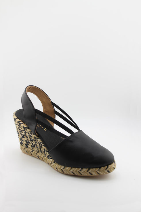Paseart Strappy Espadrille Wedge Slingback Sandals