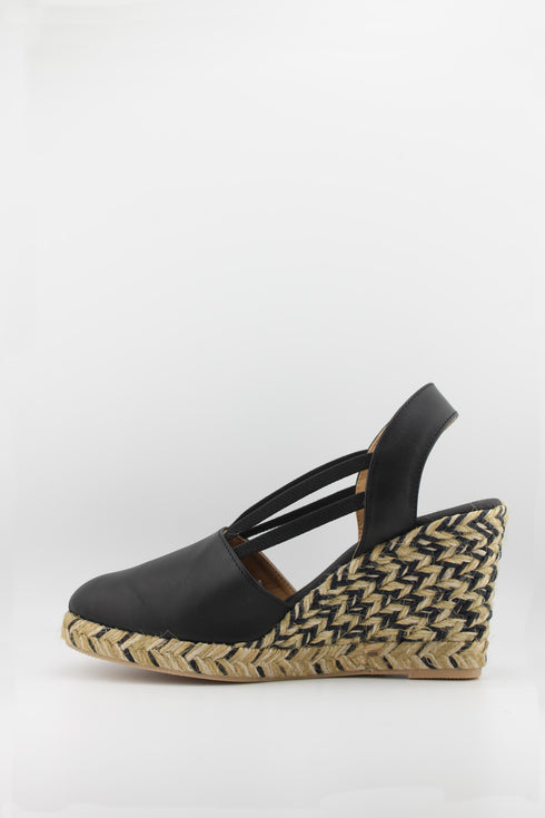 Paseart Strappy Espadrille Wedge Slingback Sandals