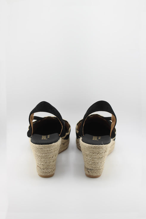 Paseart Espadrille Wedge Slingback Sandal