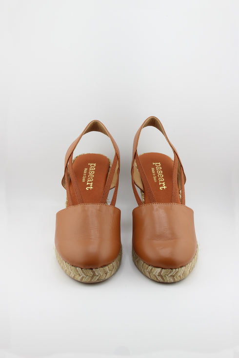 Paseart Strappy Espadrille Wedge Slingback Sandals