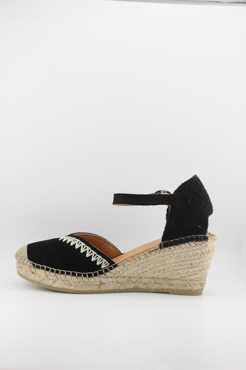 Fabiolas Espadrille Wedge Ankle Strap Sandals