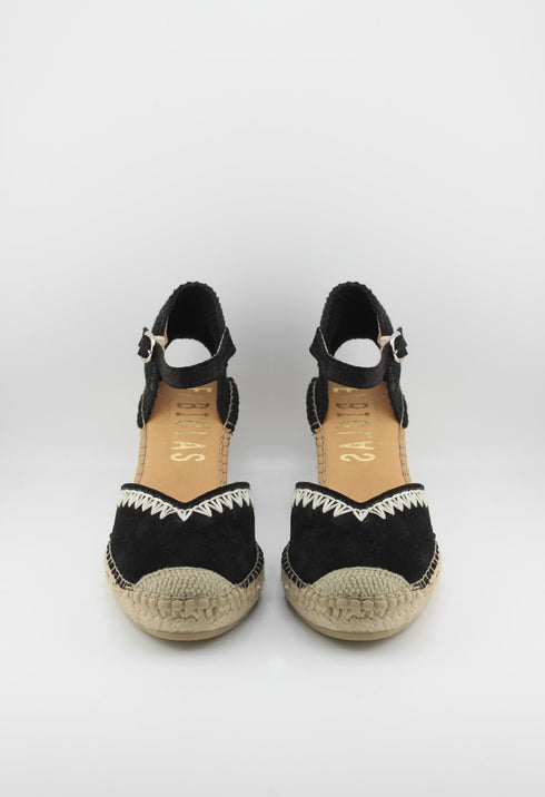 Fabiolas Espadrille Wedge Ankle Strap Sandals