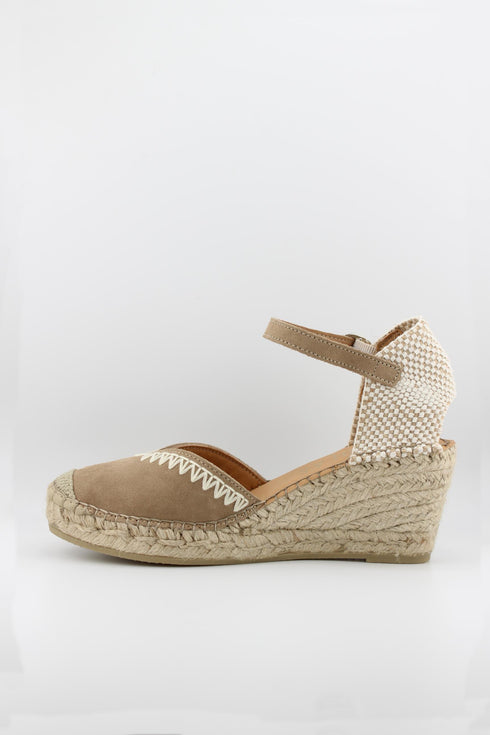 Fabiolas Espadrille Wedge Ankle Strap Sandals