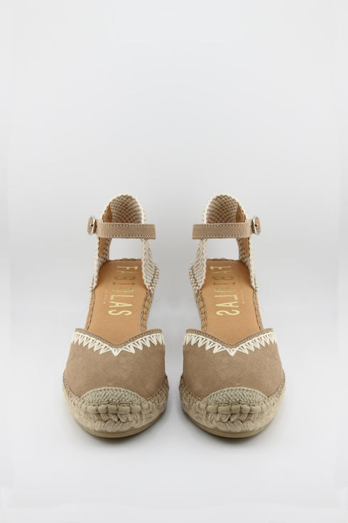 Fabiolas Espadrille Wedge Ankle Strap Sandals