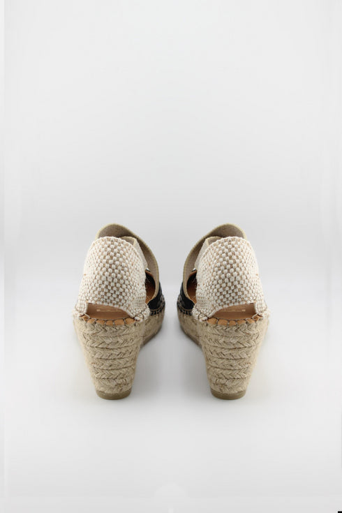 Fabiolas Espadrille Wedge with Crisscross Straps