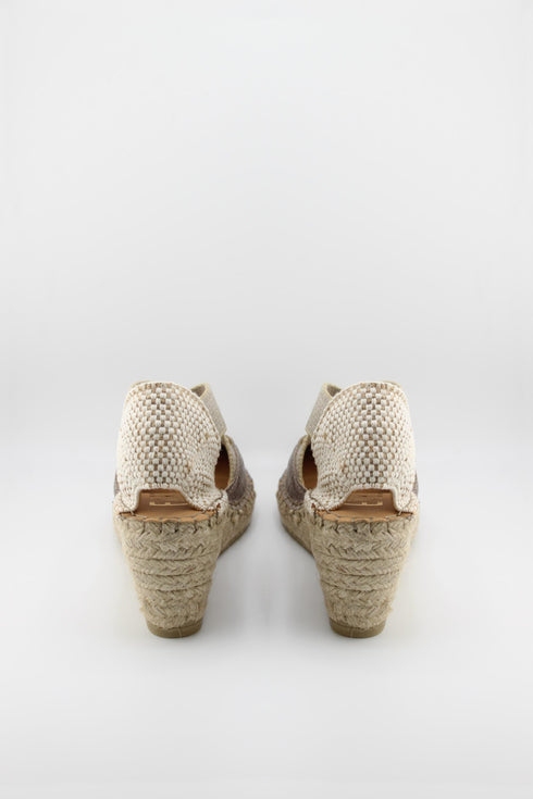 Fabiolas Espadrille Wedge with Crisscross Straps