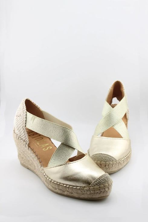 Fabiolas Woven Platform Espadrille Wedge Sandal