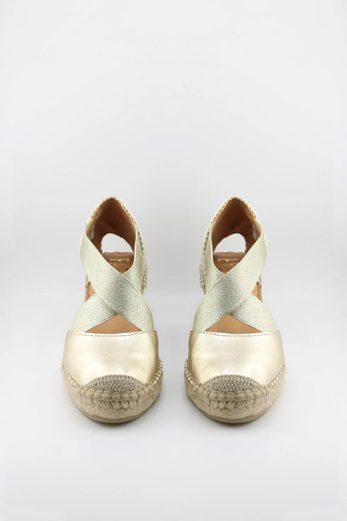 Fabiolas Woven Platform Espadrille Wedge Sandal