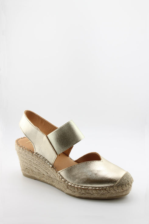 Fabiolas Espadrille Wedge Sandal with Ankle Strap