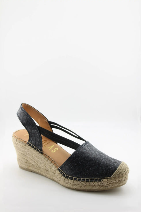 Fabiolas Woven Jute Wedge Espadrille Sandals