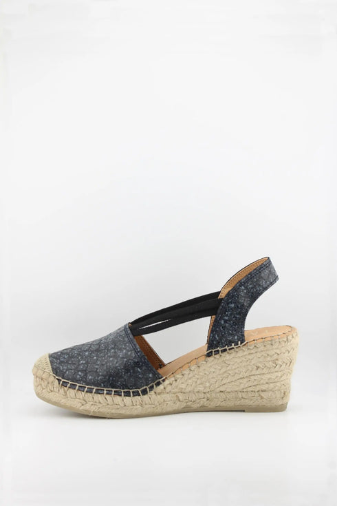 Fabiolas Woven Jute Wedge Espadrille Sandals