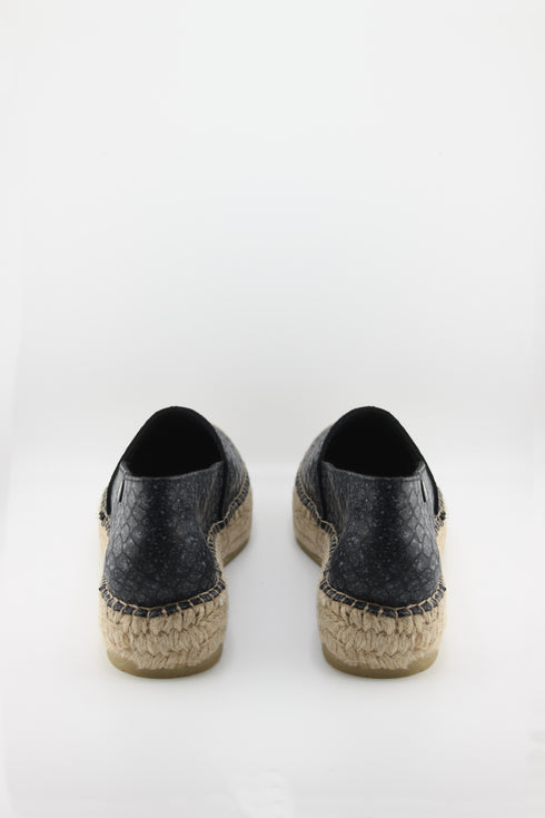 Fabiolas Embossed Textured Espadrille Slip-Ons