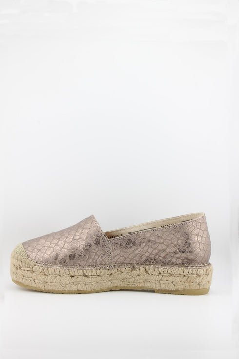 Fabiolas Embossed Textured Espadrille Slip-Ons