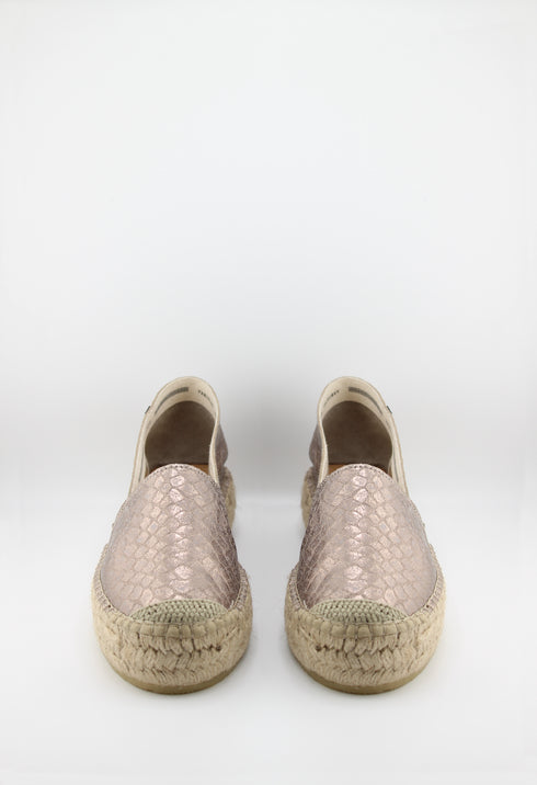 Fabiolas Embossed Textured Espadrille Slip-Ons