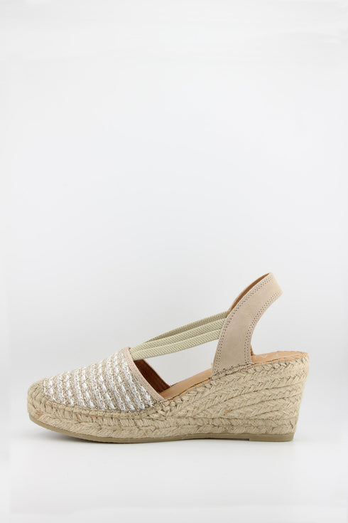 Fabiolas Espadrille Wedge Sandal with Straps