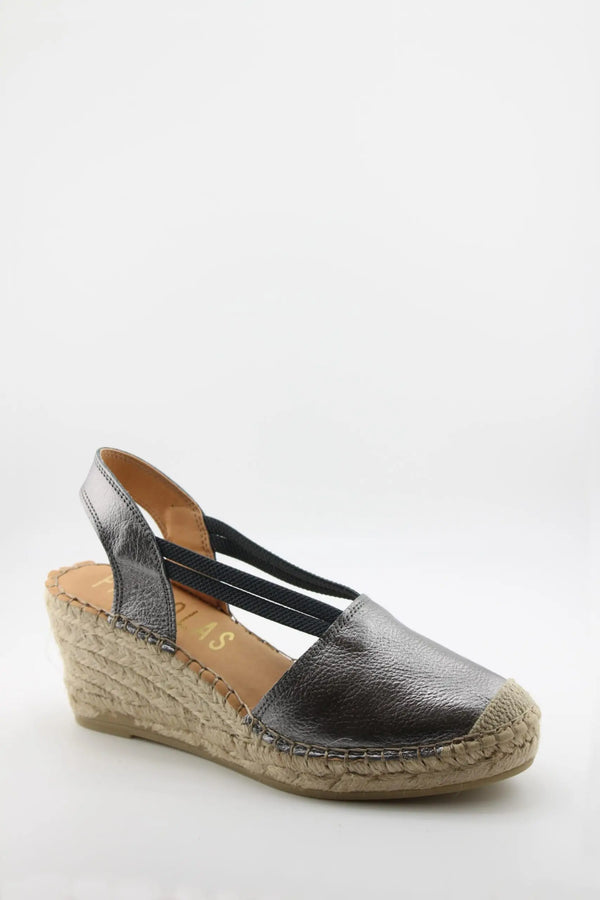 Fabiolas Woven Espadrille Wedge Sandal