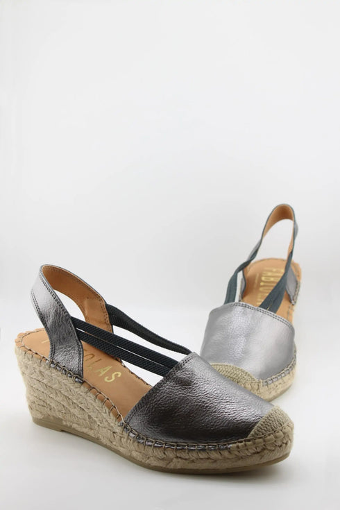 Fabiolas Woven Espadrille Wedge Sandal