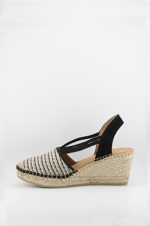 Fabiolas Espadrille Wedge Sandal with Straps