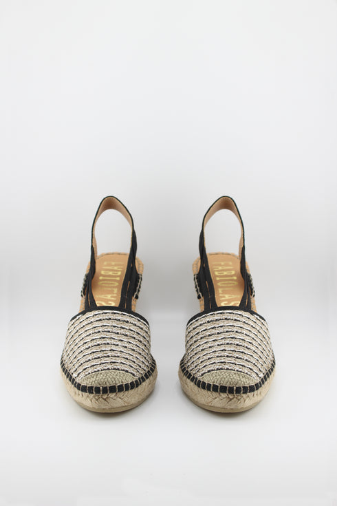 Fabiolas Espadrille Wedge Sandal with Straps