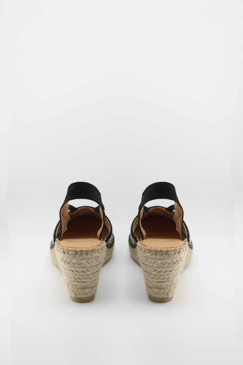 Fabiolas Espadrille Wedge Sandal with Straps