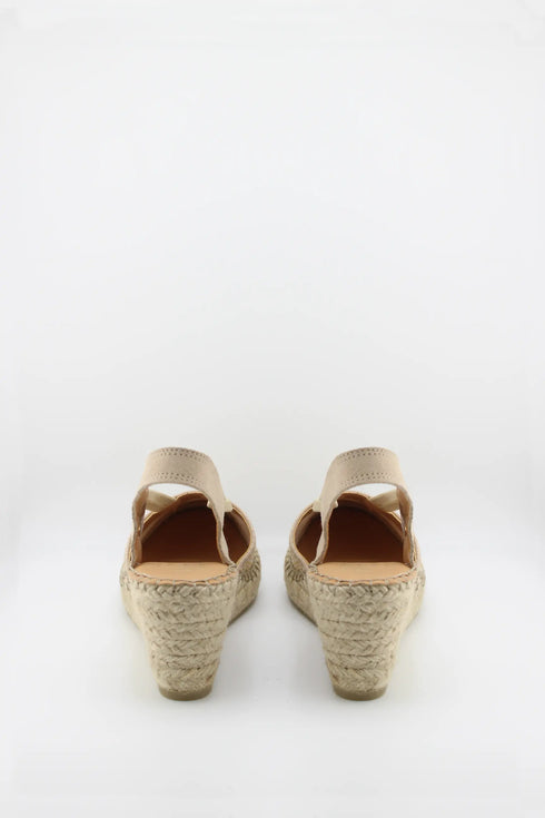 Fabiolas Woven Slingback Espadrille Wedge Sandal