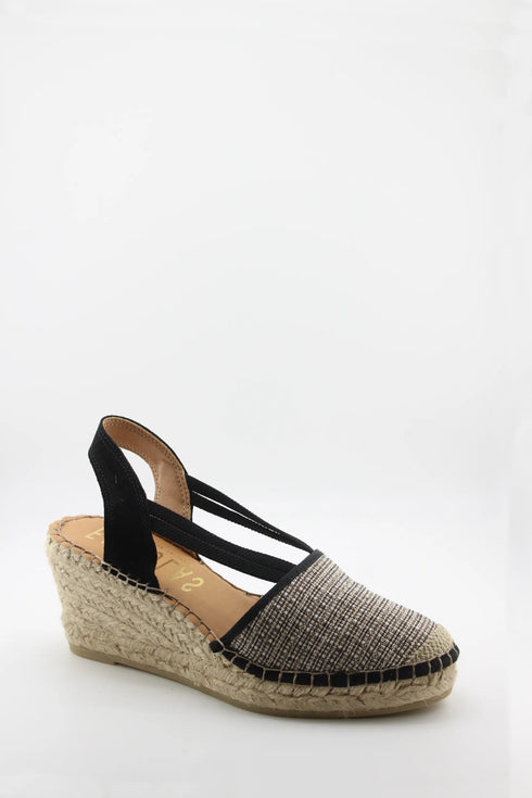 Fabiolas Woven Slingback Espadrille Wedge Sandal
