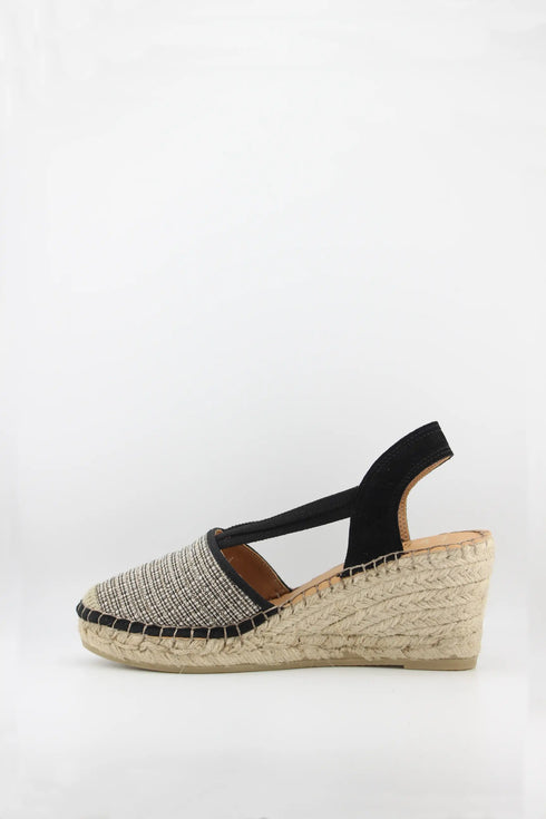 Fabiolas Woven Slingback Espadrille Wedge Sandal