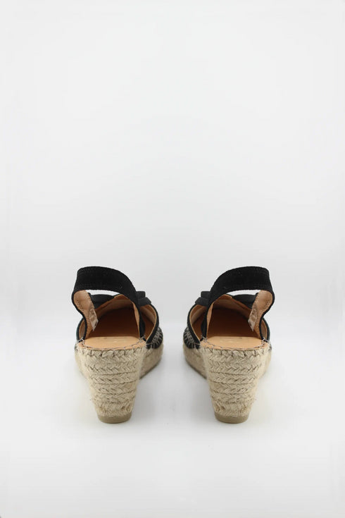 Fabiolas Woven Slingback Espadrille Wedge Sandal
