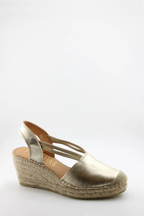 Fabiolas Woven Espadrille Wedge Sandal