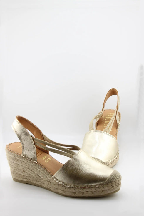 Fabiolas Woven Espadrille Wedge Sandal