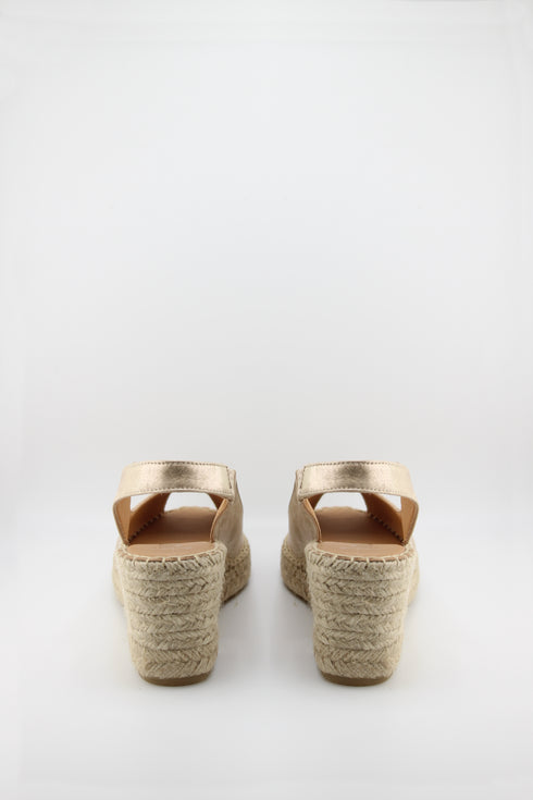 Jutelia Peep-Toe Espadrille Wedge Sandal
