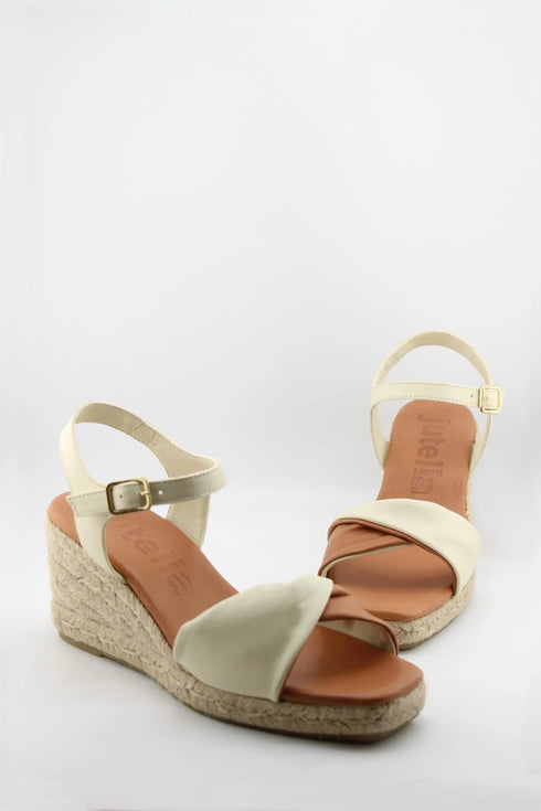 Jutelia Ankle Strap Espadrille Wedge Sandals
